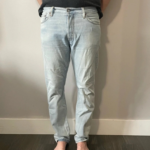 👖 Levi’s Distressed Blue Jeans -  Size 31W 👖 - Picture 1 of 16